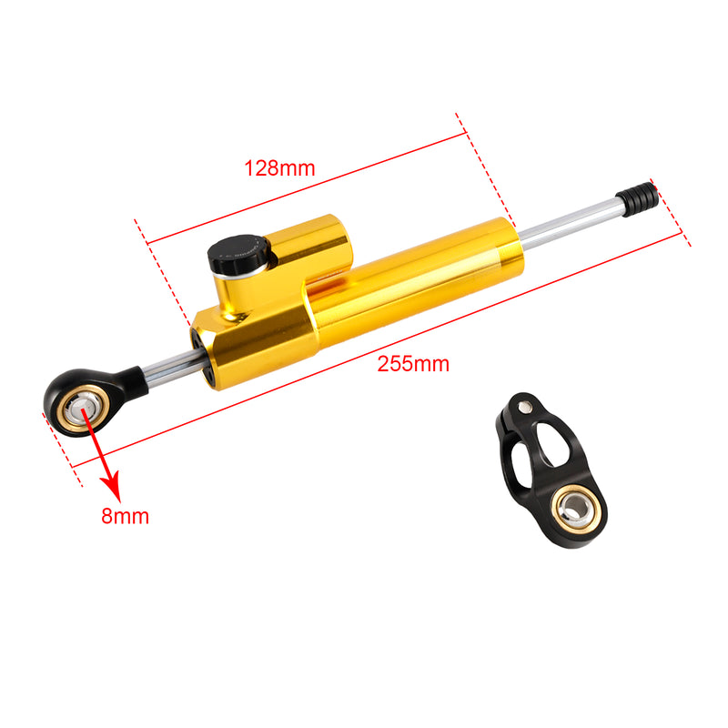 Universal Motorcycle CNC Adjustable Steering Damper Stabilizer Top Generic