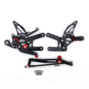 Rearset Rear set Footpegs Adjustable For Yamaha YZF 600 R6 2006-2011 Generic