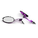 Universal Motorcycle Rearview Mirrors Rear View Mirror 8mm 10mm Generic