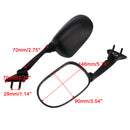 Mirrors Left Right Pair For Yamaha YZF-R1 1000 09-14 14B-26280-00 14B-26290-00 Generic