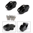 Billet Alu 1 Rise 7/8 Handle Bar Risers For Motorcycle ATV Motorbike Quad Generic