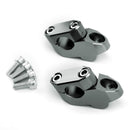 Billet Alu 1 Rise 7/8 Handle Bar Risers For Motorcycle ATV Motorbike Quad Generic