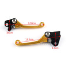 Pair CNC Dirt Bike Pivot Brake Clutch Levers For Suzuki RMZ250 2005-2006 Generic