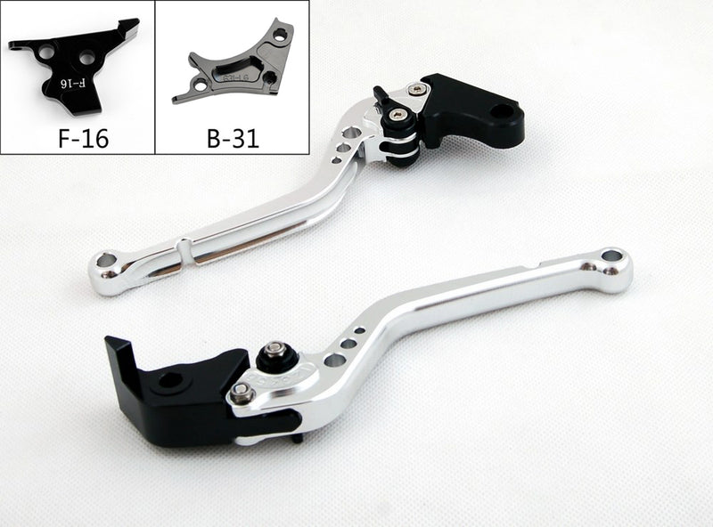 Motorcycle Long Adjustable Brake Clutch Levers For BMW G310R G310GS 2017-2018 BK Generic