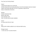 Suzuki GSX-S 750 2017-2023 Gas Fuel Front Tank Cover Fairing Protector