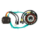 1999-2002 Suzuki SV650 SV650S Magneto Stator + 2-plug Voltage Rectifier + Gasket