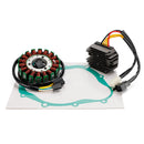 1999-2002 Suzuki SV650 SV650S Magneto Stator + 2-plug Voltage Rectifier + Gasket