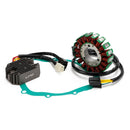 1999-2002 Suzuki SV650 SV650S Magneto Stator + 2-plug Voltage Rectifier + Gasket