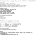 One Way Starter Clutch Bearing Sprag for Arctic Cat 250 300 ATV 98-05 3402-273 Generic