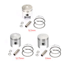 Piston Kit & Rings Set Fit For Suzuki AH AG 100 Address V100 91 - 00 STD(52.50mm)0.25MM(52.75mm)0.50MM(53mm)Bore Size Generic