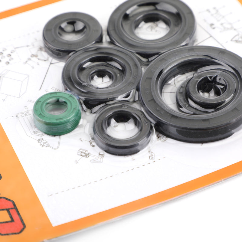 1987-2003 Honda CR125R CR125 CR 125 125R 10pcs Engine Oil Seal Kit
