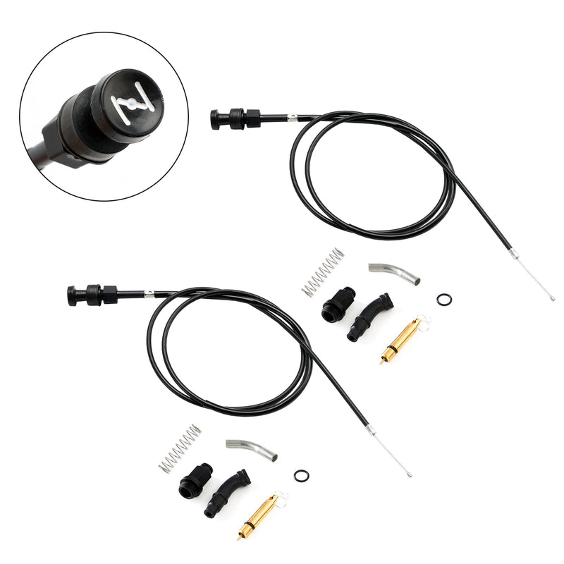 2x Carburetor Choke Cable Plunger Kit fit for Honda Rancher TRX350 FM TM TE 00-06