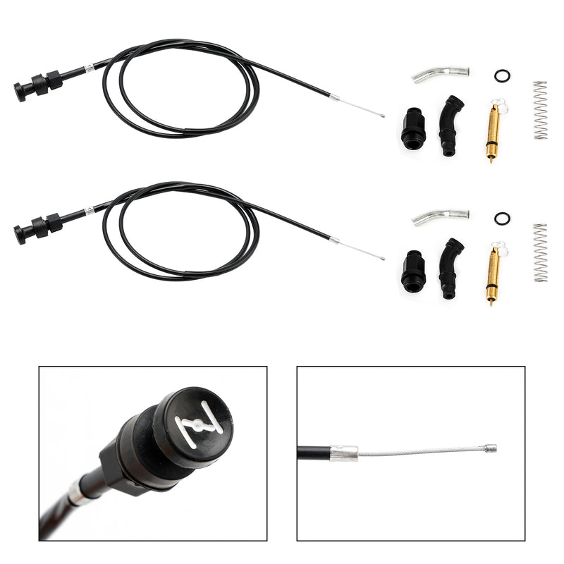 2x Carburetor Choke Cable Plunger Kit fit for Honda Rancher TRX350 FM TM TE 00-06