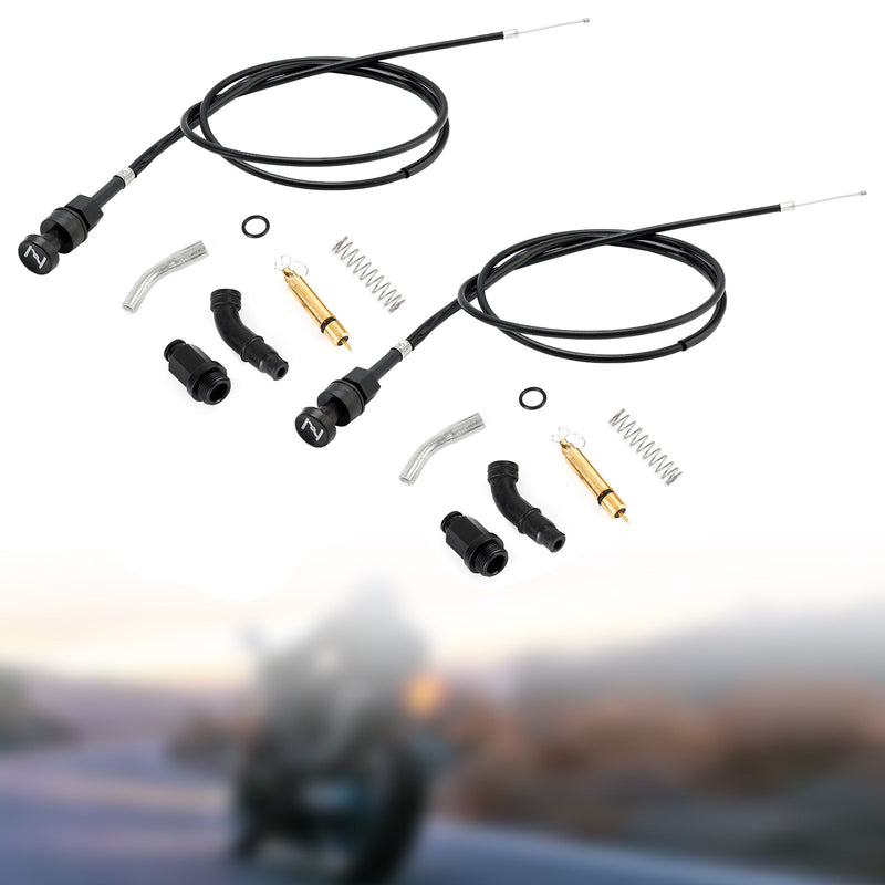 2x Carburetor Choke Cable Plunger Kit fit for Honda Rancher TRX350 FM TM TE 00-06