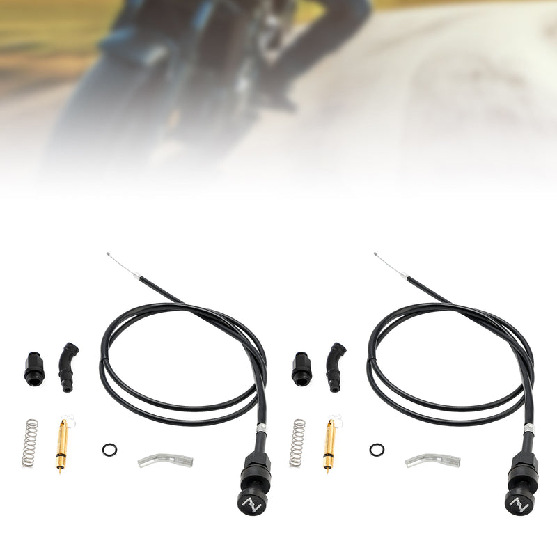 2x Carburetor Choke Cable Plunger Kit fit for Honda Rancher TRX350 FM TM TE 00-06