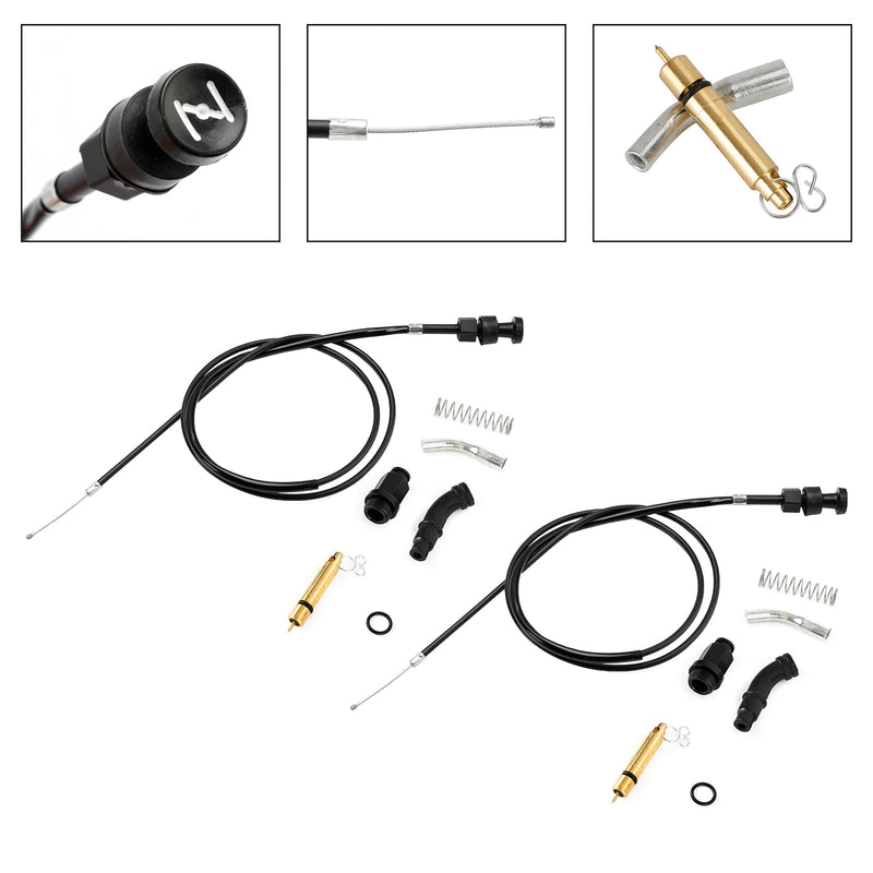 2x Carburetor Choke Cable Plunger Kit fit for Honda Rancher TRX350 FM TM TE 00-06