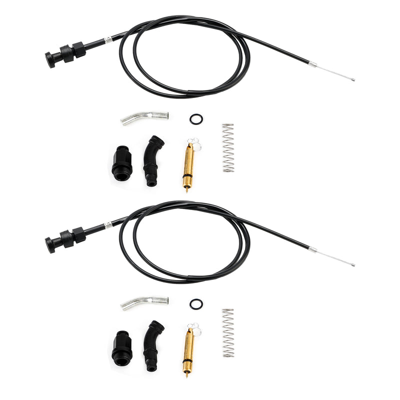 2x Carburetor Choke Cable Plunger Kit fit for Honda Rancher TRX350 FM TM TE 00-06