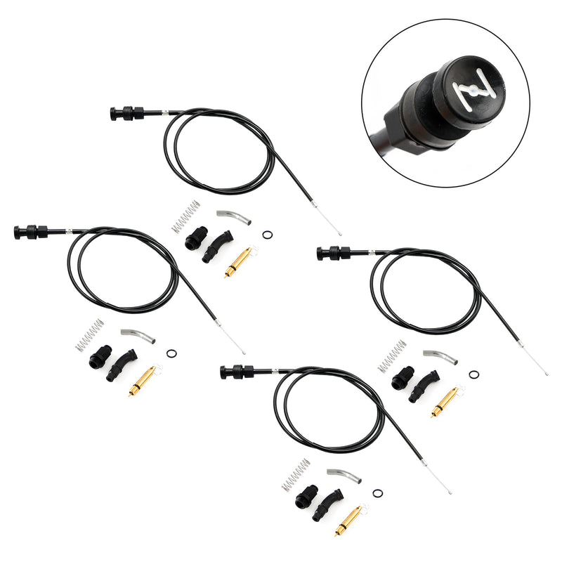4x Carburetor Choke Cable Plunger Kit fit for Honda Rancher TRX350 FM TM TE 00-06