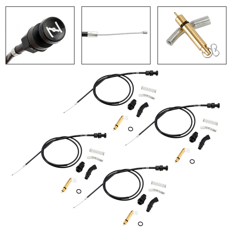 4x Carburetor Choke Cable Plunger Kit fit for Honda Rancher TRX350 FM TM TE 00-06
