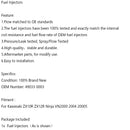 Fuel Injector 49033-0003 OEM For 2004 20005 Kawasaki ZX10R ZX12R Ninja VN2000 Generic