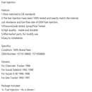 15710-58B00 Fuel Injectors For Suzuki Sidekick Tracker X-90 1.6L INP-470 Generic