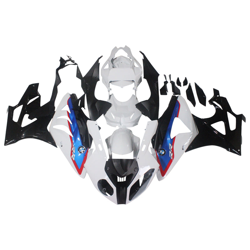 Fairings for 2009-2014 BMW S1000RR White Black SRR  Generic