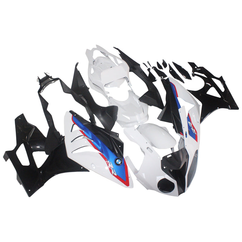 Fairings for 2009-2014 BMW S1000RR White Black SRR  Generic