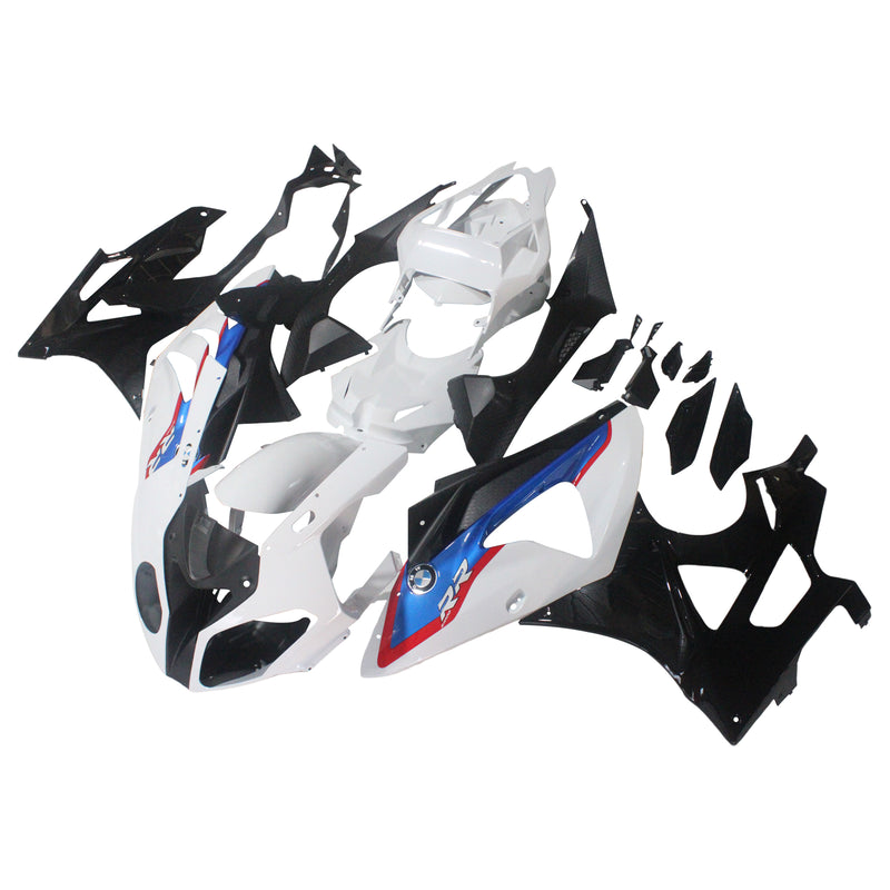 Fairings for 2009-2014 BMW S1000RR White Black SRR  Generic