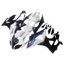 Fairings for 2009-2014 BMW S1000RR White Black SRR Racing Generic