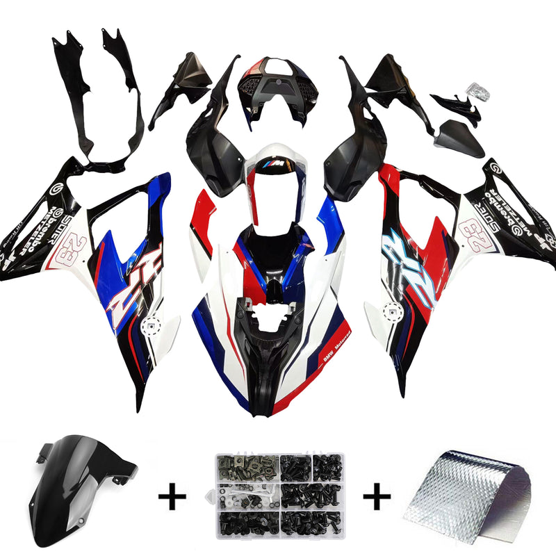 Amotopart BMW M1000RR S1000RR 2019-2022 Fairing Kit Bodywork Plastic ABS