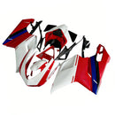 Fairings for 2007-2012 Ducati 1098 1198 848 White & Red Xerox  Generic