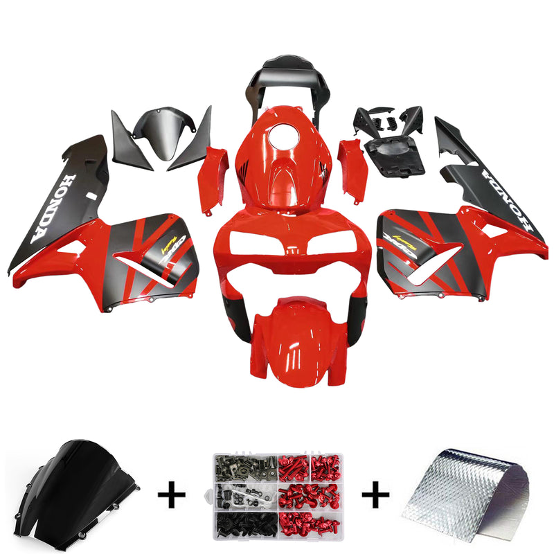 Fairings 2003-2004 Honda CBR 600 RR Red & Black Honda  Generic