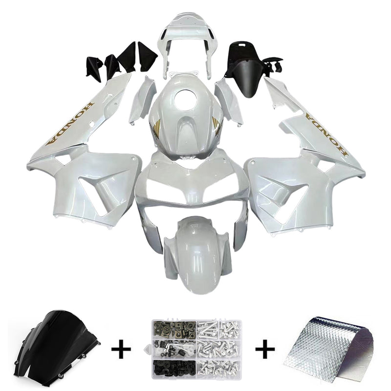 Fairings 2003-2004 Honda CBR 600 RR Metallic White Honda  Generic