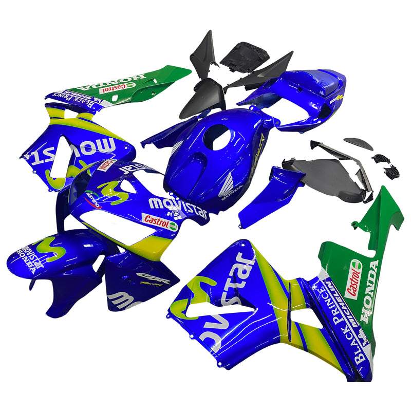 Fairings 2005-2006 Honda CBR 600 RR Blue & Green Movistar Racing Generic