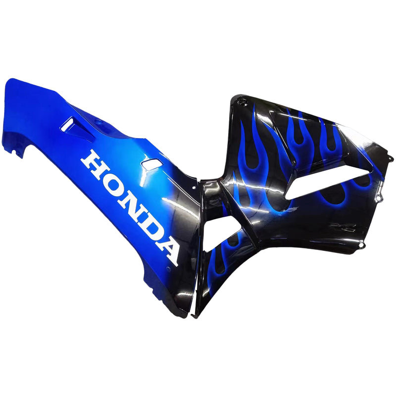 Fairings 2005-2006  Honda CBR 600 RR Black & Blue Flame  Generic