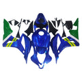 For CBR600RR 2007-2008 Bodywork Fairing Blue ABS Injection Molded Plastics Set Generic