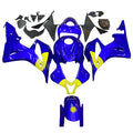 For CBR600RR 2007-2008 Bodywork Fairing Blue ABS Injection Molded Plastics Set Generic