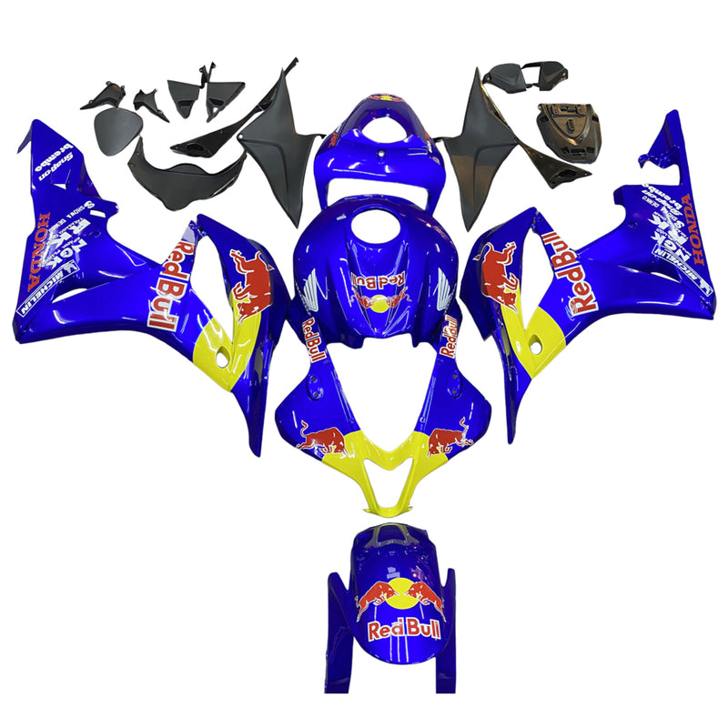 Fairings 2007-2008 Honda CBR 600 RR Blue Red Bull  Generic