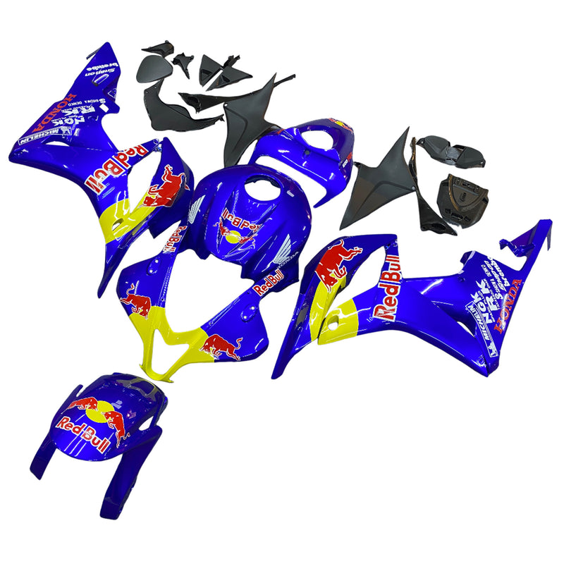 Fairings 2007-2008 Honda CBR 600 RR Blue Red Bull  Generic