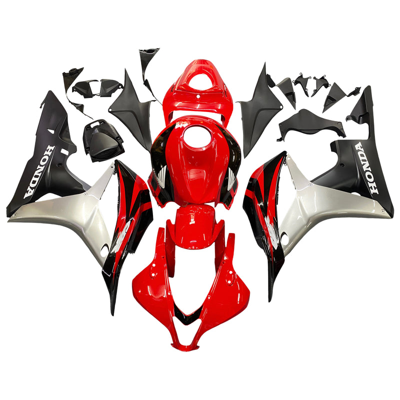 Fairings 2007-2008 Honda CBR 600 RR Red Black Silver Honda Racing Generic