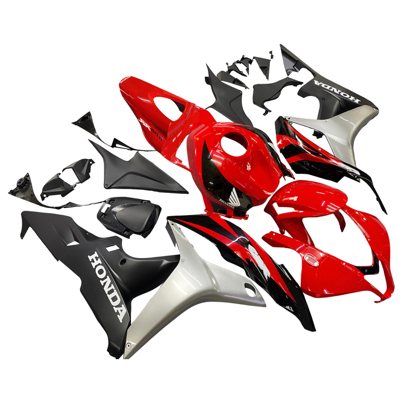 Fairings 2007-2008 Honda CBR 600 RR Red Black Silver Honda  Generic