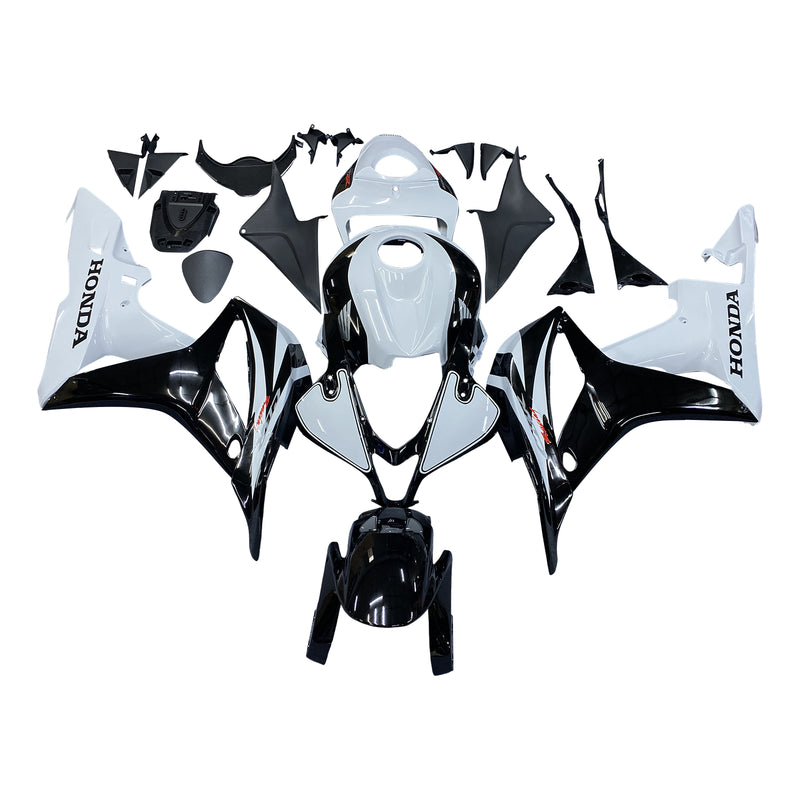 Fairings 2007-2008 Honda CBR 600 RR Black & White CBR  Generic