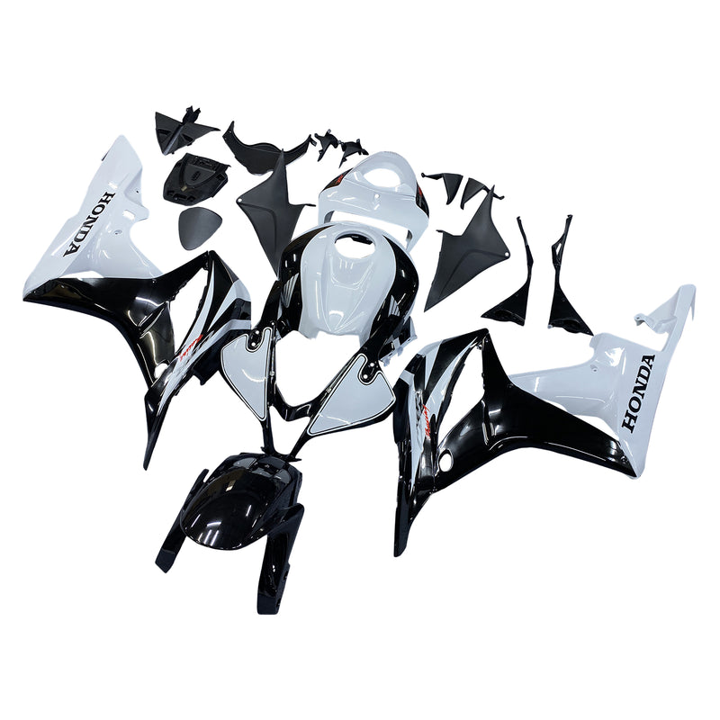 Fairings 2007-2008 Honda CBR 600 RR Black & White CBR  Generic