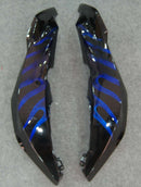 Fairings 2007-2008 Honda CBR 600 RR Black & Blue Flame  Generic