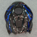 Fairings 2007-2008 Honda CBR 600 RR Black & Blue Flame  Generic
