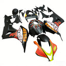 Fairings 2007-2008 Honda CBR 600 RR Black Valentino Rossi  Generic