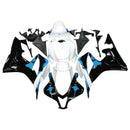 Fairings 2007-2008 Honda CBR 600 RR Black White Blue Coin RR  Generic