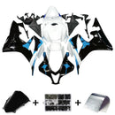 Fairings 2007-2008 Honda CBR 600 RR Black White Blue Coin RR  Generic