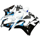 Fairings 2007-2008 Honda CBR 600 RR Black White Blue Coin RR  Generic
