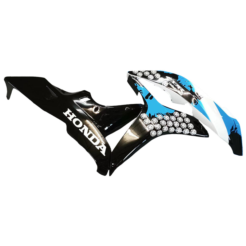 Fairings 2007-2008 Honda CBR 600 RR Black White Blue Coin RR  Generic